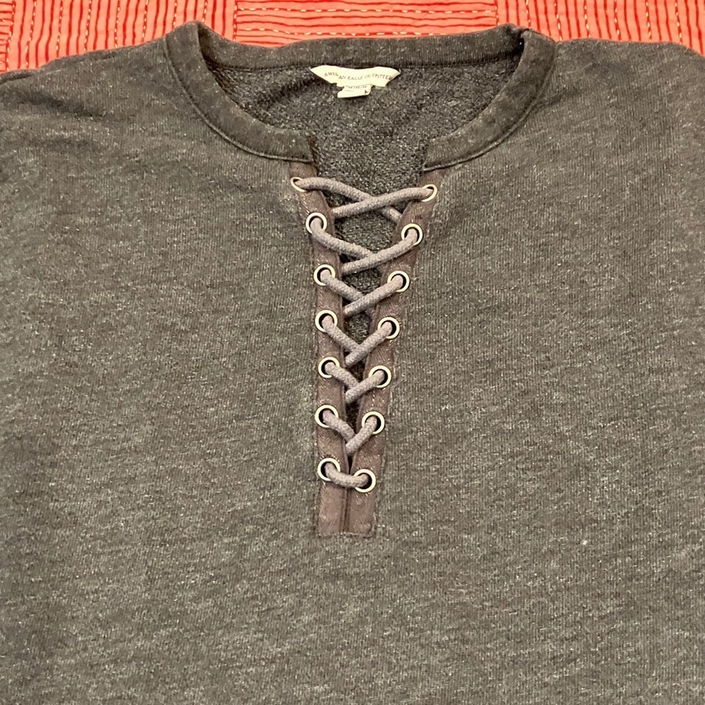 Abercrombie & Fitch Gray Long Sleeve sweater Dress - Picture 4 of 12